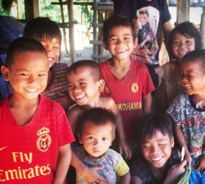 Children in Labangkhok village, Eastern Laos. Photo: Ministry of Planning and Investment