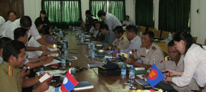 Officers from Lao PDR and Cambodia get training to boost cross-border cooperation. Photo: UNODC Lao PDR